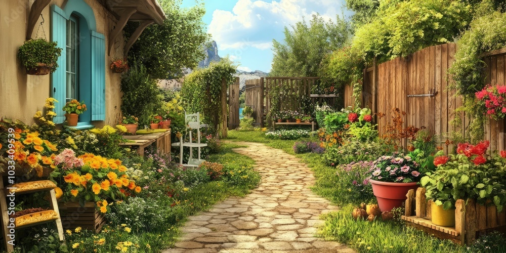 Gardener's corner. The personal space of the gardener - the charm of gardening.