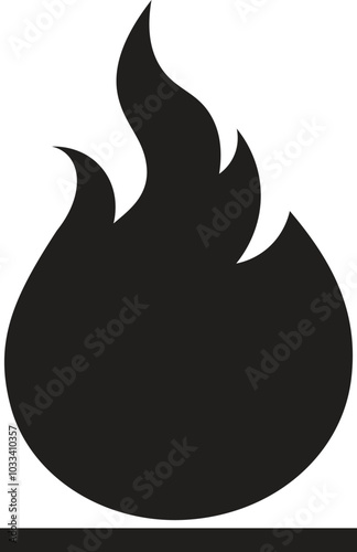 Fire icon vector file