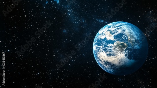 planet earth in space