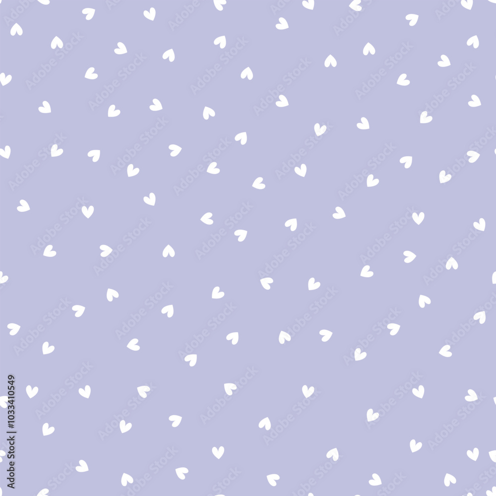 Seamless pattern with hearts. Vector illustration
