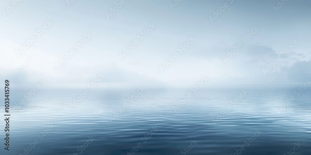 Fototapeta premium Water background texture featuring reflection and blank space for copy or text.