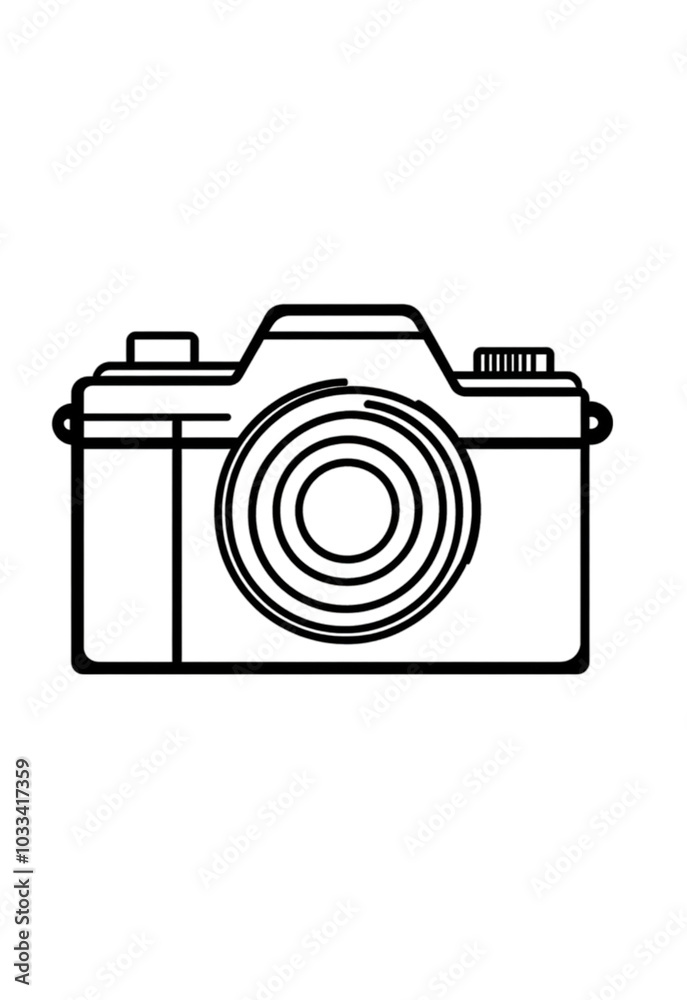 Camera Icon: A Minimalist Design Camera Icon: A Minimalist Design
