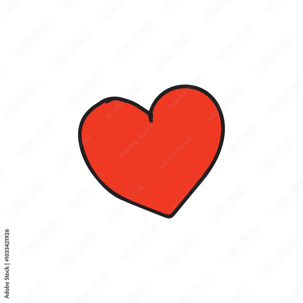 set of popular doodle heart isolated on white background design set of popular doodle heart isolated on white background design