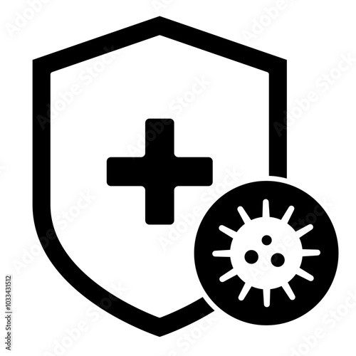 Antibacterial Icon, Medicine, health, Bactery