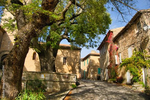 Dörfchen Fox-Amphoux in der Provence Verte in Frankreich photo