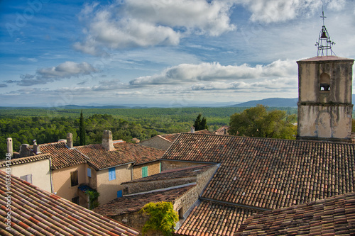 Dörfchen Fox-Amphoux in der Provence Verte in Frankreich