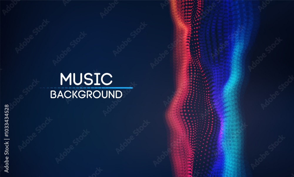 Music wave background with blue and pink tones. Equalizer for music, showing sound waves with music waves, music background equalizer vector concept. Music wave background with blue and pink tones. Equalizer for music, showing sound waves with music waves, music background equalizer vector concept.