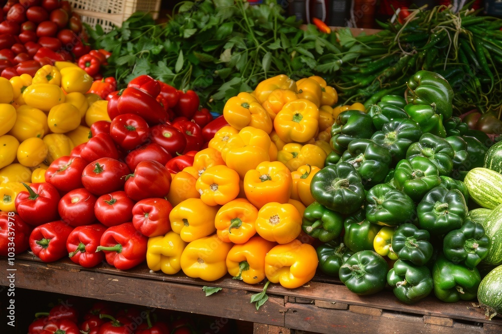 FRESH VEGETABLE GREEN RED YELLOW FRESH VEGETABLE GREEN RED YELLOW