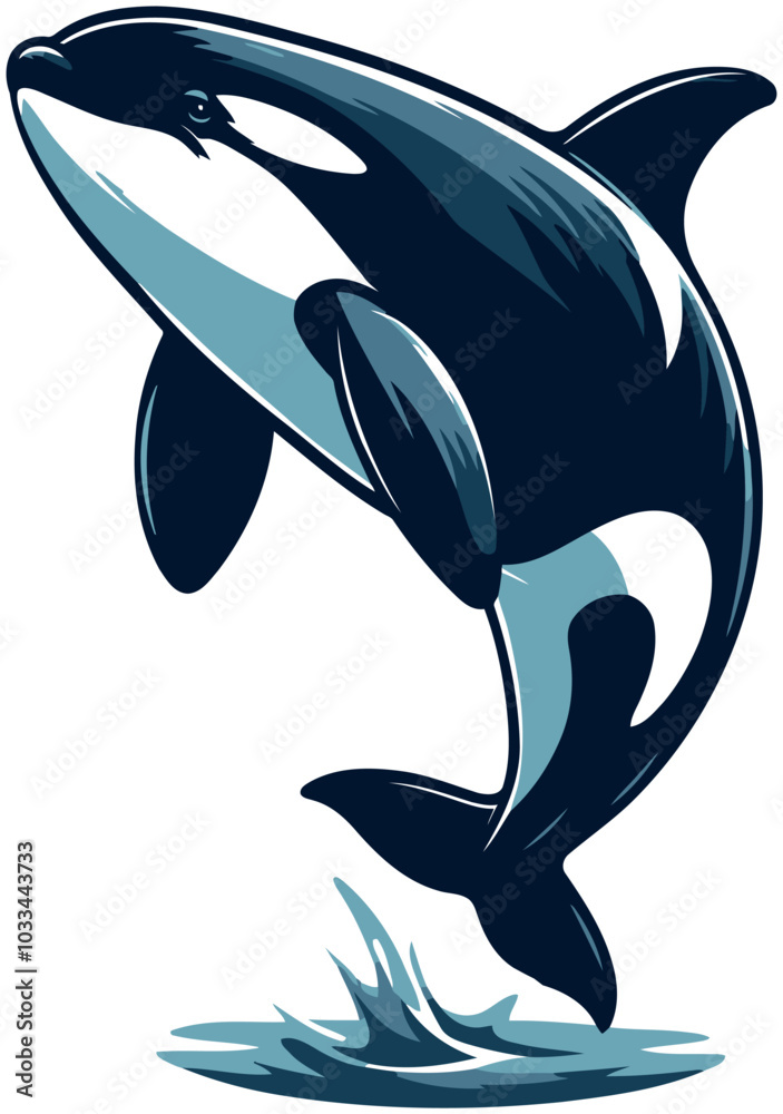 Orca vector image and illustration. Orca vector image and illustration.