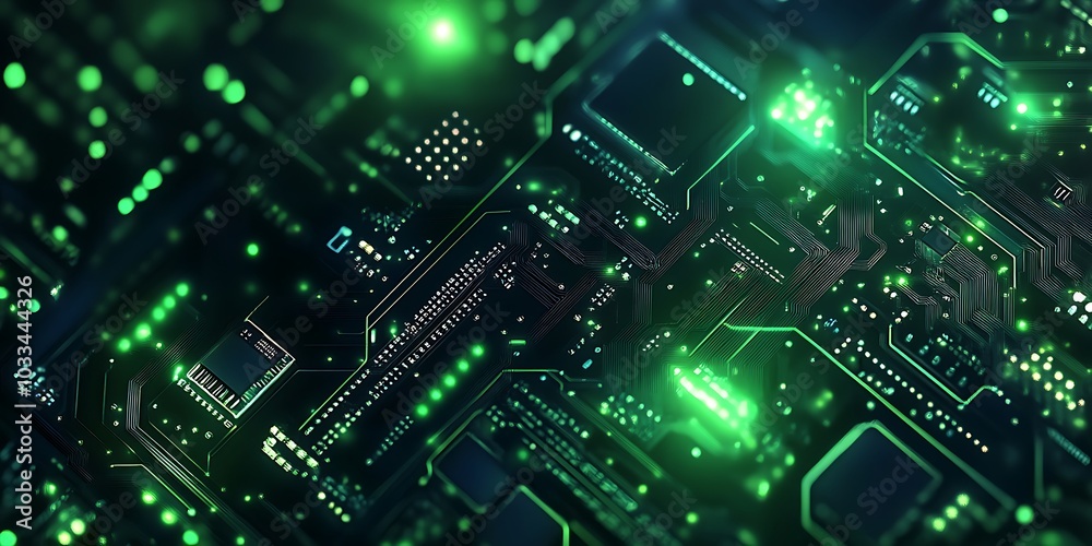 AI artificial intelligence technology microchip background AI artificial intelligence technology microchip background