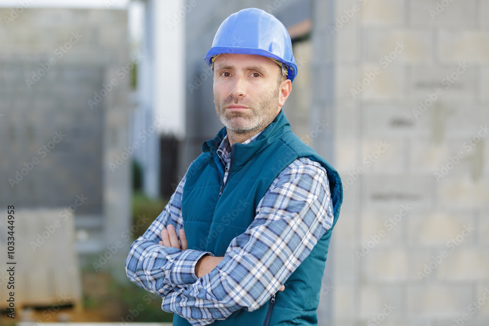 serious professional builder handyman indoors serious professional builder handyman indoors