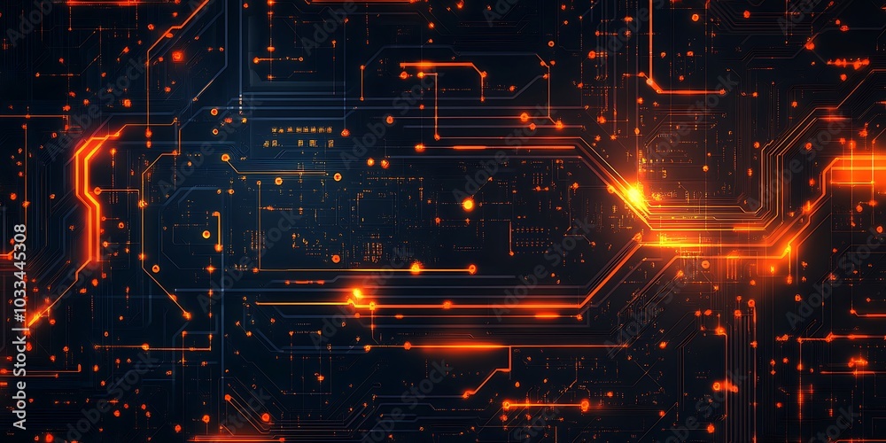 Obraz premium AI artificial intelligence technology microchip background