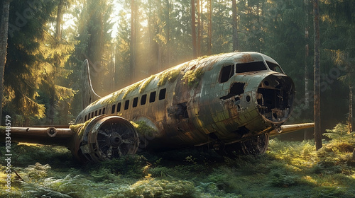 Wallpaper Mural vintage airplane from the 1930s Torontodigital.ca