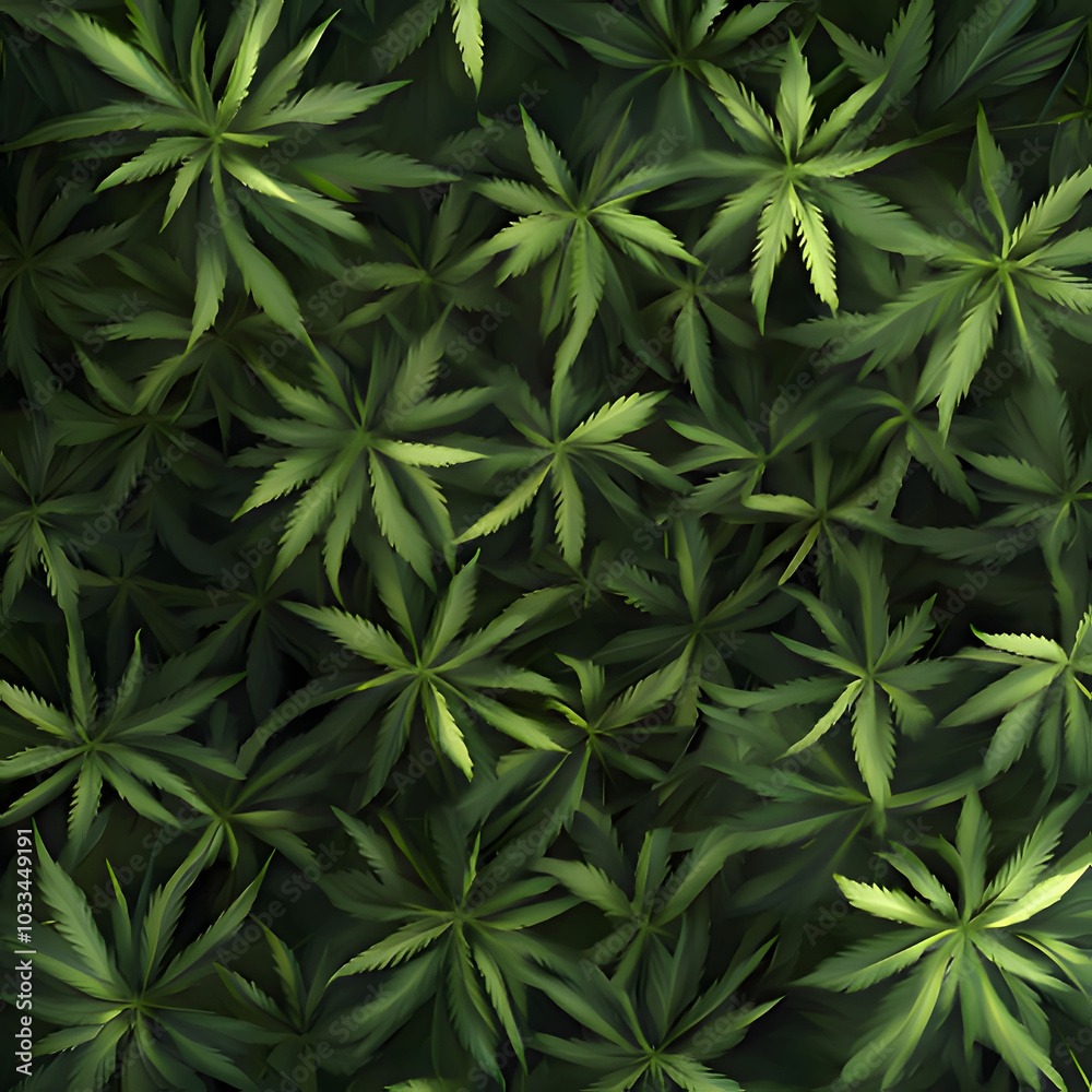 green leaves background. Generative AI green leaves background. Generative AI