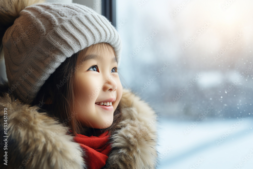 Adorable little child waiting santa in xmas night fell asleep sweet dreams, Generative AI illustration Adorable little child waiting santa in xmas night fell asleep sweet dreams, Generative AI illustration