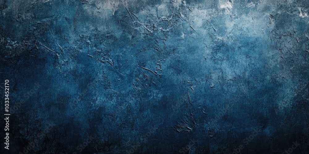 Beautiful Abstract Grunge Decorative Navy Blue Dark Stucco Wall Backdrop