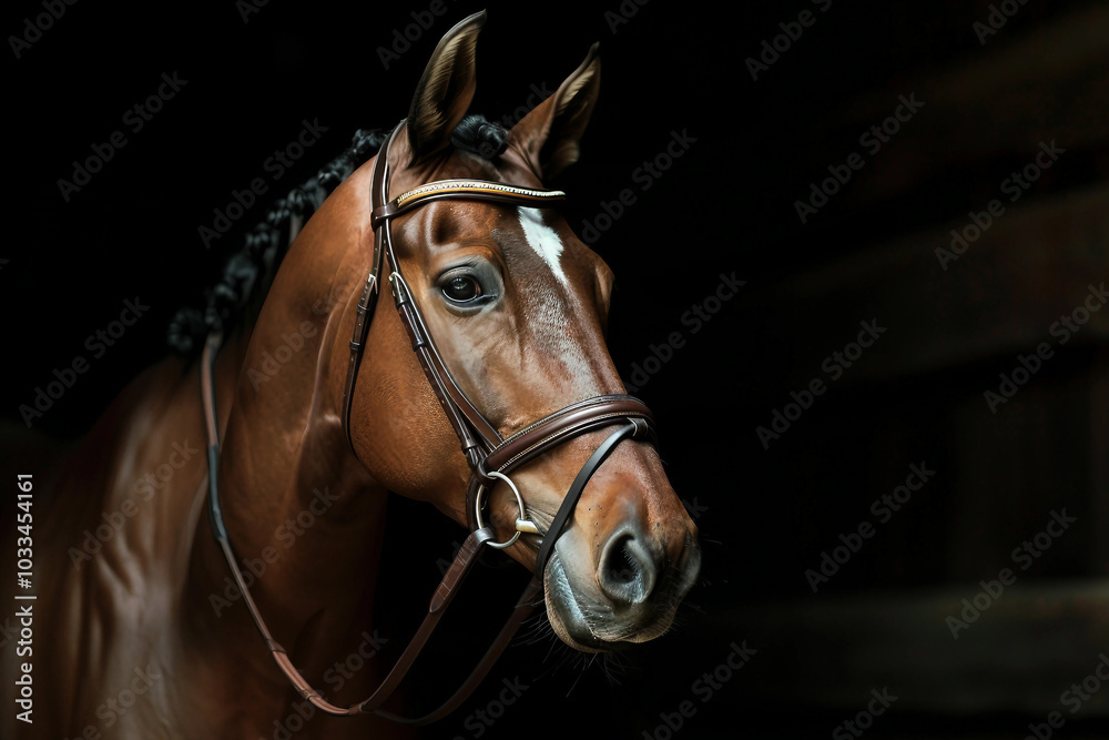 Generative AI photo image of person who ride horse, equestrian professional sport profession Generative AI photo image of person who ride horse, equestrian professional sport profession