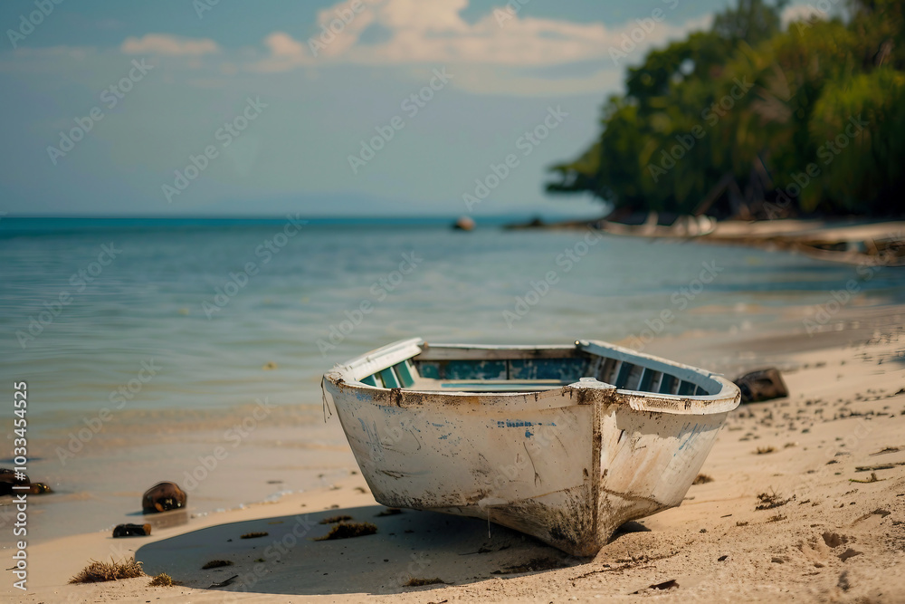 Generated with AI image of tropical magnificent nature summer landscape Generated with AI image of tropical magnificent nature summer landscape
