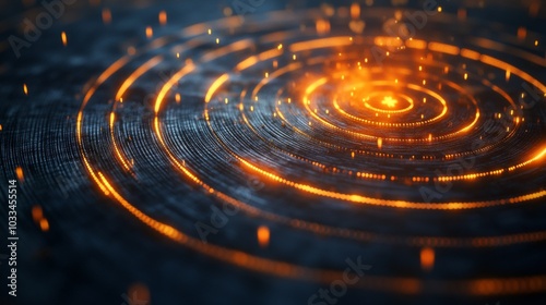 Wallpaper Mural Zen archery target with accuracy data depicted as ripples Torontodigital.ca