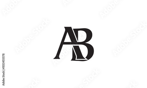 ab logo, ab initials design, ab letter logo, photo