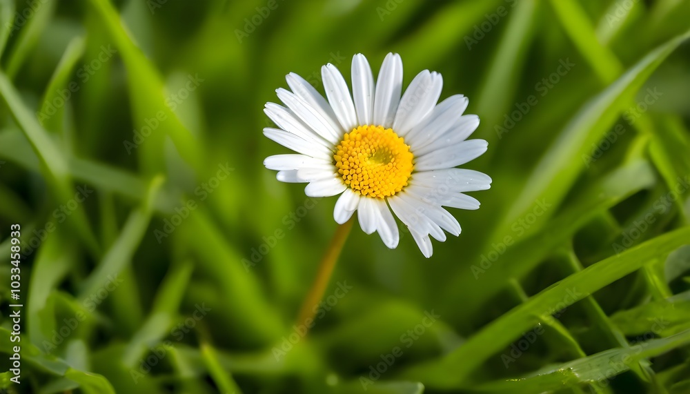Obraz premium daisy flower in the grass