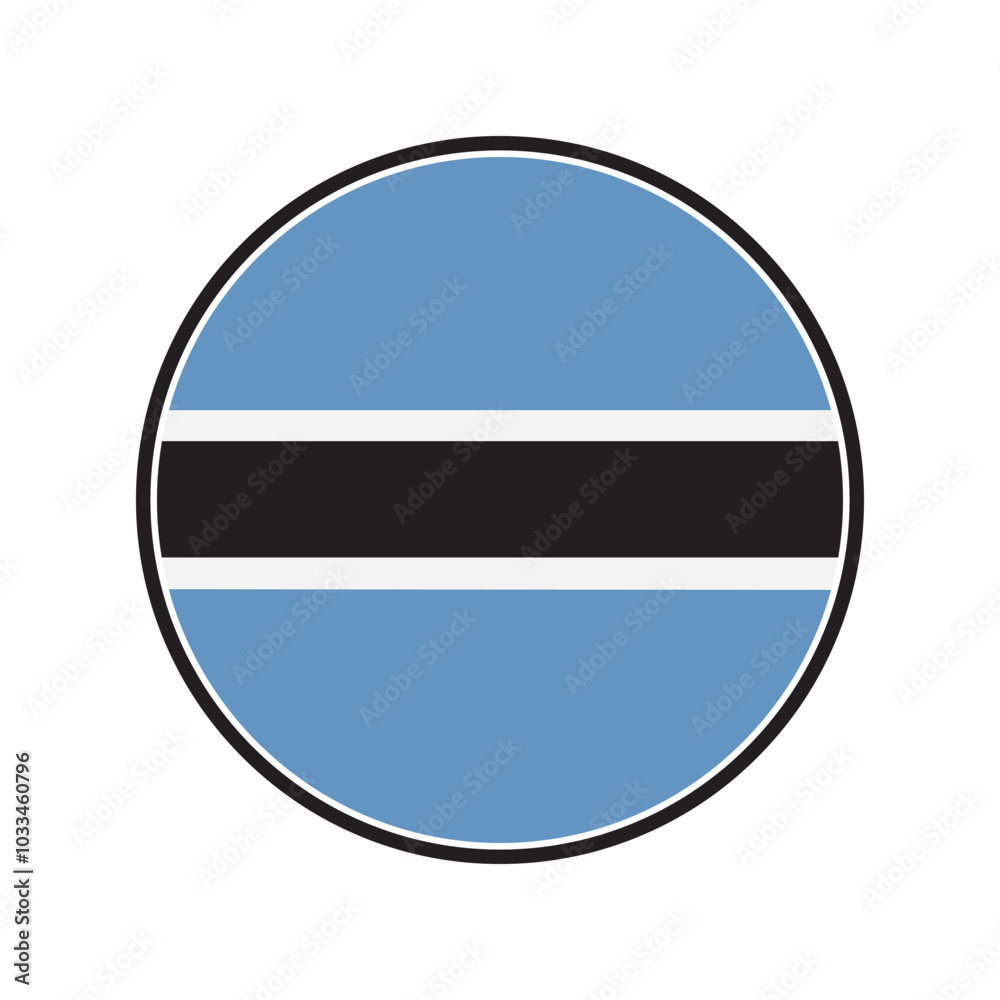 botswana flag icon botswana flag icon