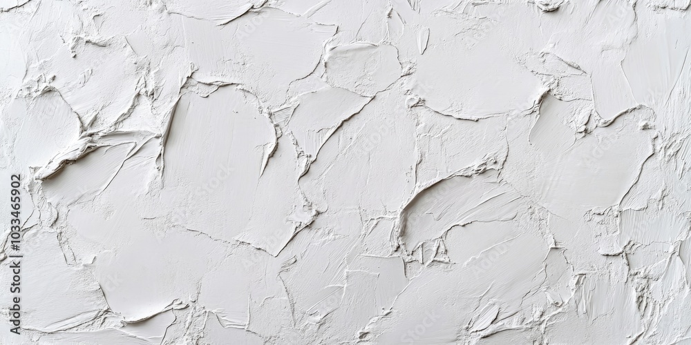 White wallpaper texture with abstract stains. Embossed plastered wall. White wallpaper texture with abstract stains. Embossed plastered wall.