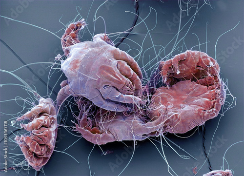 Dust mites, SEM