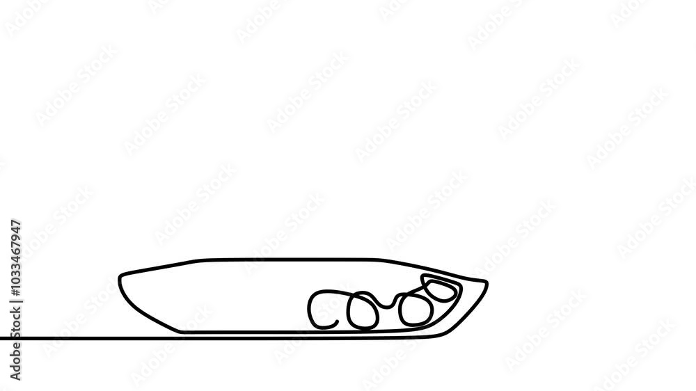 Continuous drawing line art of tank with black line and white background. One line Continuous drawing line art of tank with black line and white background. One line