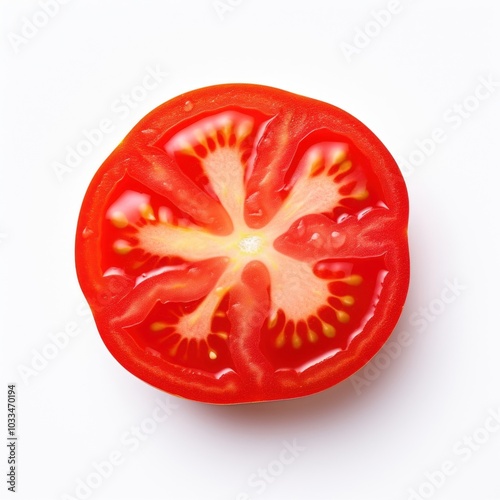 Cherry tomato slice vegetable plant food.