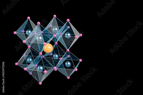 Perovskite molecule, illustration