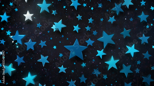 Wallpaper Mural Rising star background with vibrant light and cosmic elements, symbolizing growth Torontodigital.ca