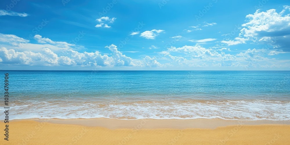 Empty sea viewed from the beach serves as a useful background - with copy space. Empty sea viewed from the beach serves as a useful background - with copy space.