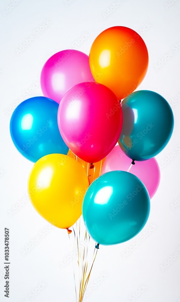 custom made wallpaper toronto digitalColorful Balloons Bunch for a Festive Celebration