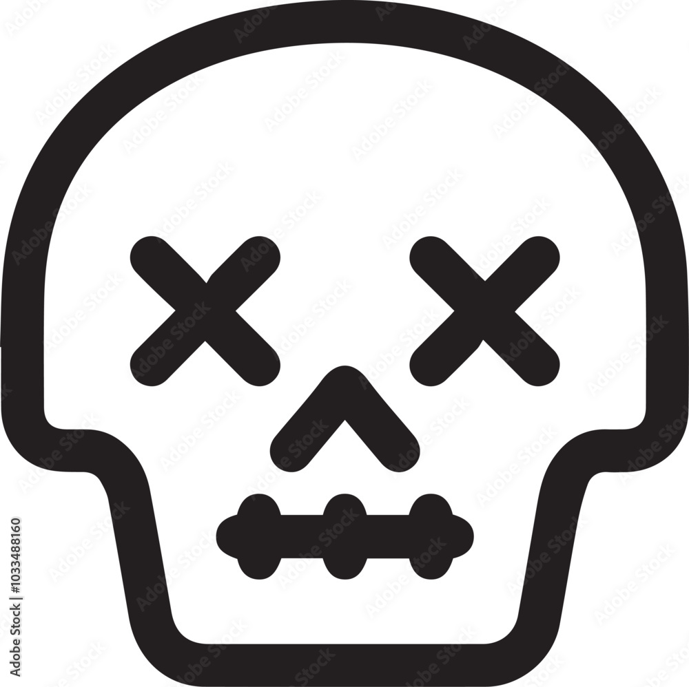 Skull icon symbol vector image illustration
Skull icon symbol vector image illustration