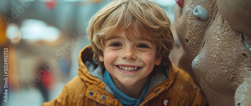 Kletterfreunde beim Spielen photo