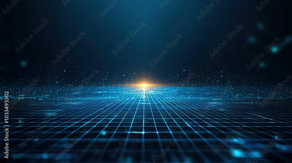 Blue particle data fiber background Blue particle data fiber background