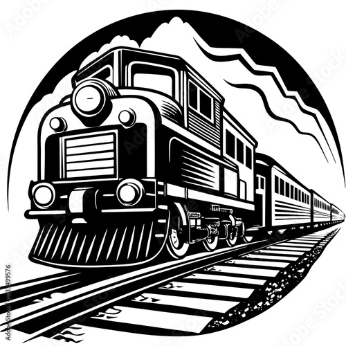 train locomotive illustration