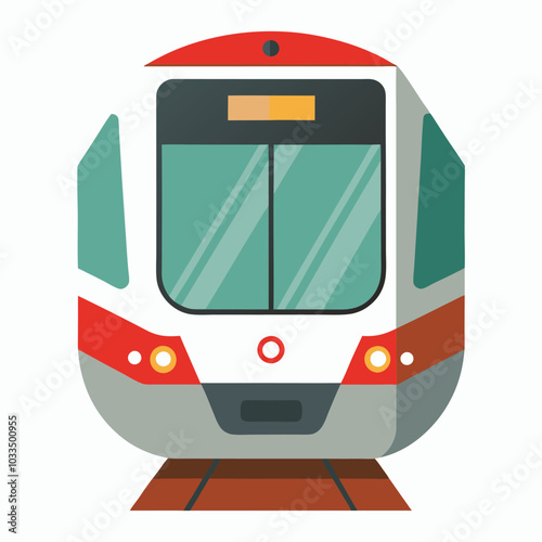 LRT Jakarta vector illustration isolated on a white background