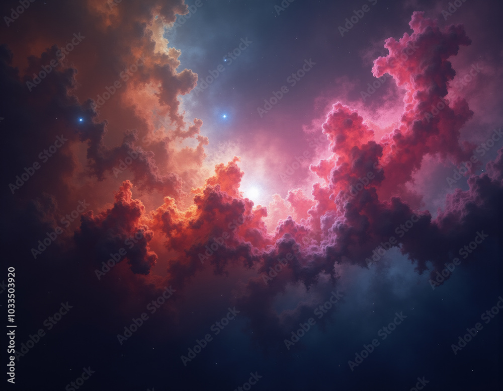 Space theme. Generative ai. Space theme. Generative ai.