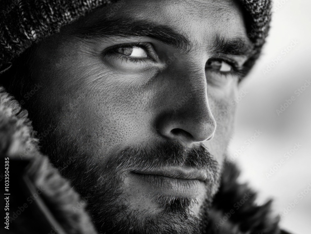 Rugged Man, Close-up Rugged Man, Close-up
