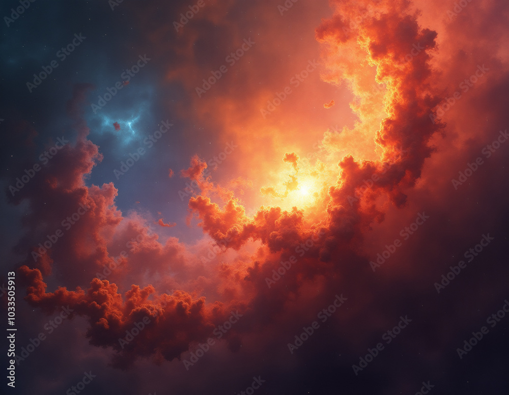 Space theme. Generative ai. Space theme. Generative ai.