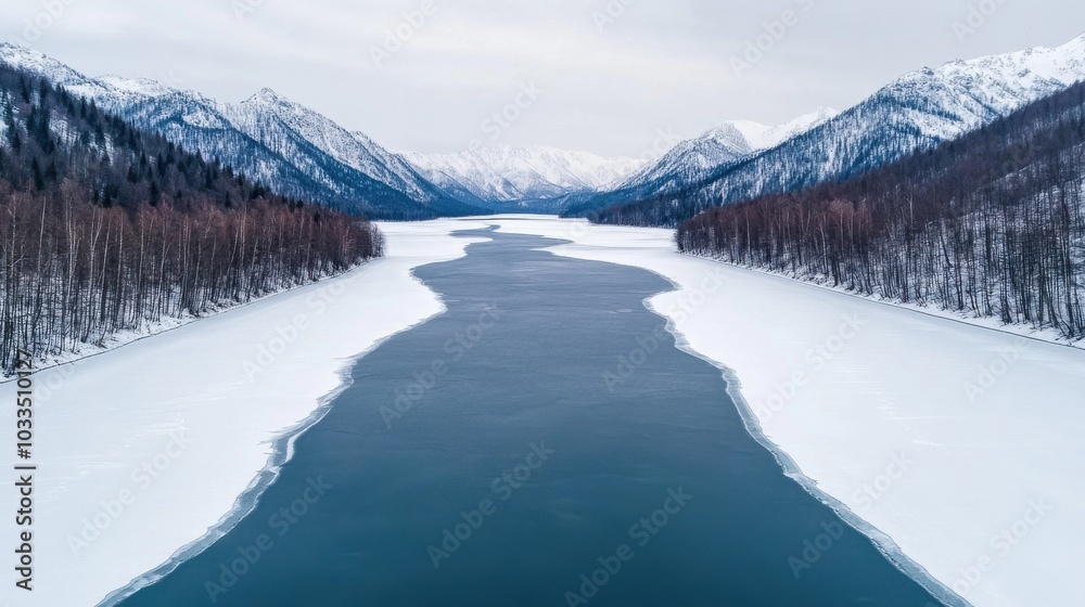 Obraz premium landscape in the mountains