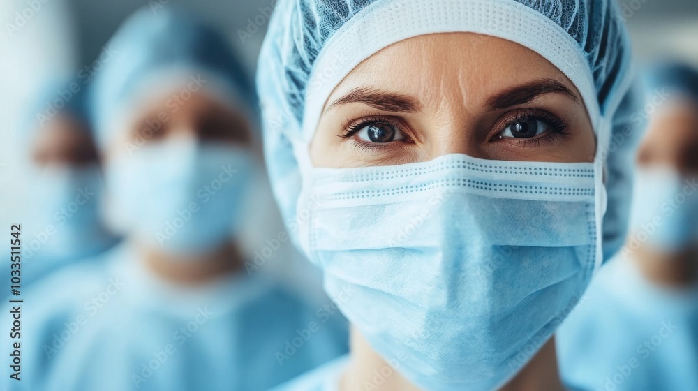 portrait of female surgeon portrait of female surgeon
