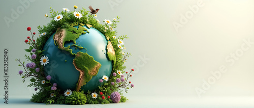 earth, globe, world, planet, map, environment, green, nature, tree, ecology, eco, sphere, grass, leaf, environmental, 3d, concept, illustration, global, europe, plant, symbol, asia, icon, vector