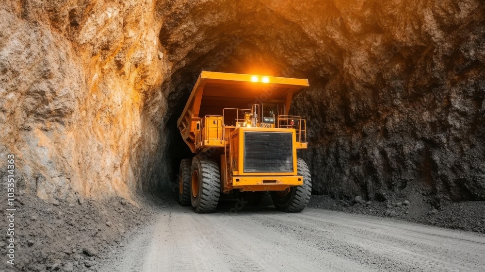 digging deep underground tunnel with machines digging deep underground tunnel with machines