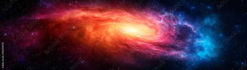 Vibrant spiral galaxy with glowing colors and cosmic beauty, ideal for space enthusiasts and science lovers. Vibrant spiral galaxy with glowing colors and cosmic beauty, ideal for space enthusiasts and science lovers.