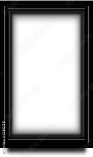 Picture frame blank border