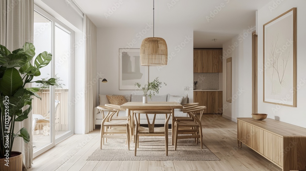 Scandinavian interior photography with natural materials and a simple, clean look Scandinavian interior photography with natural materials and a simple, clean look