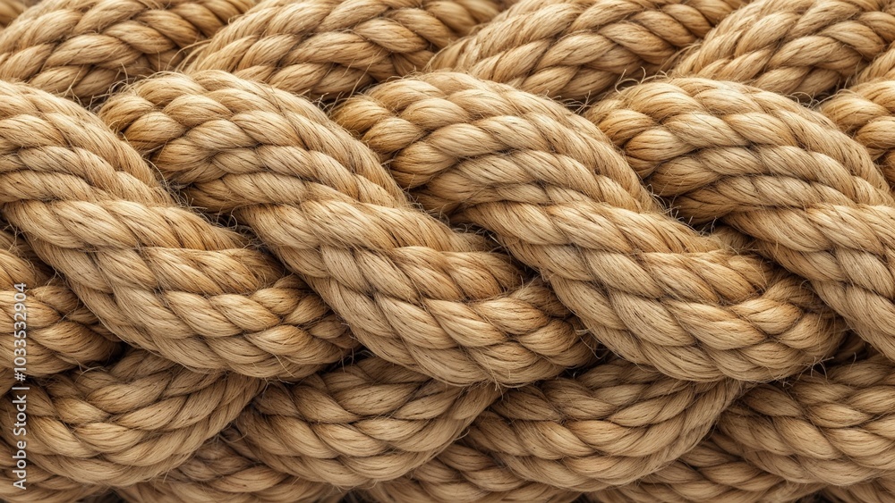Rope texture, tightly braided natural fibers, warm beige tones, for backgrounds and design projects. Rope texture, tightly braided natural fibers, warm beige tones, for backgrounds and design projects.